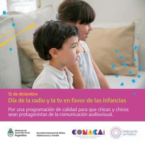 Día Internacional de la Radio y TV a favor de las Infancias